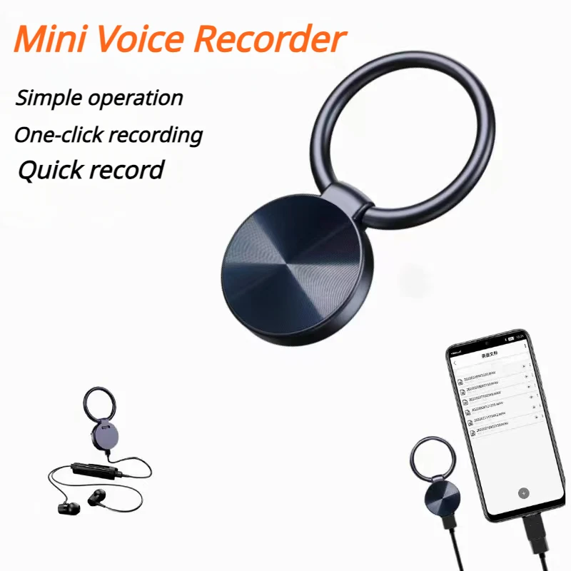 مسجل صوت رقمي صغير المفاتيح ذكي الحد من الضوضاء مشغل MP3 الصوت الذكي المنشط الصوت قلم تسجيل الصوت Espia #1