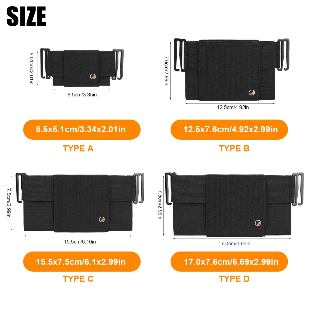 Invisible Wallet Waist Bag Belt Pouch Portable Pouch Card Storage Bag for Men Women Passport Holder Organizers Hunting Outdoor