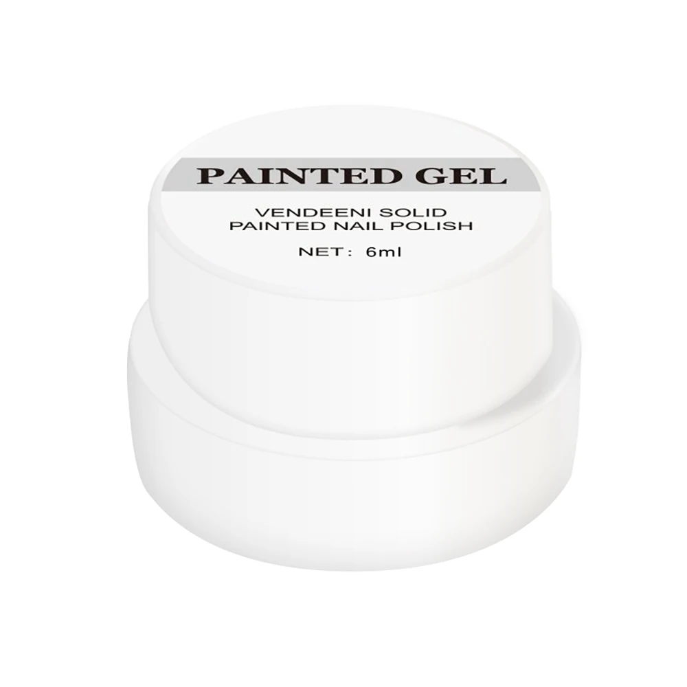 Vendeeni 6 컬러 레이저 글리터 브로큰 다이아몬드 젤 네일 폴리쉬 TPO HEMA FREE UV 소크 오프 젤 바니시 샤이니 네일 아트 젤 래커