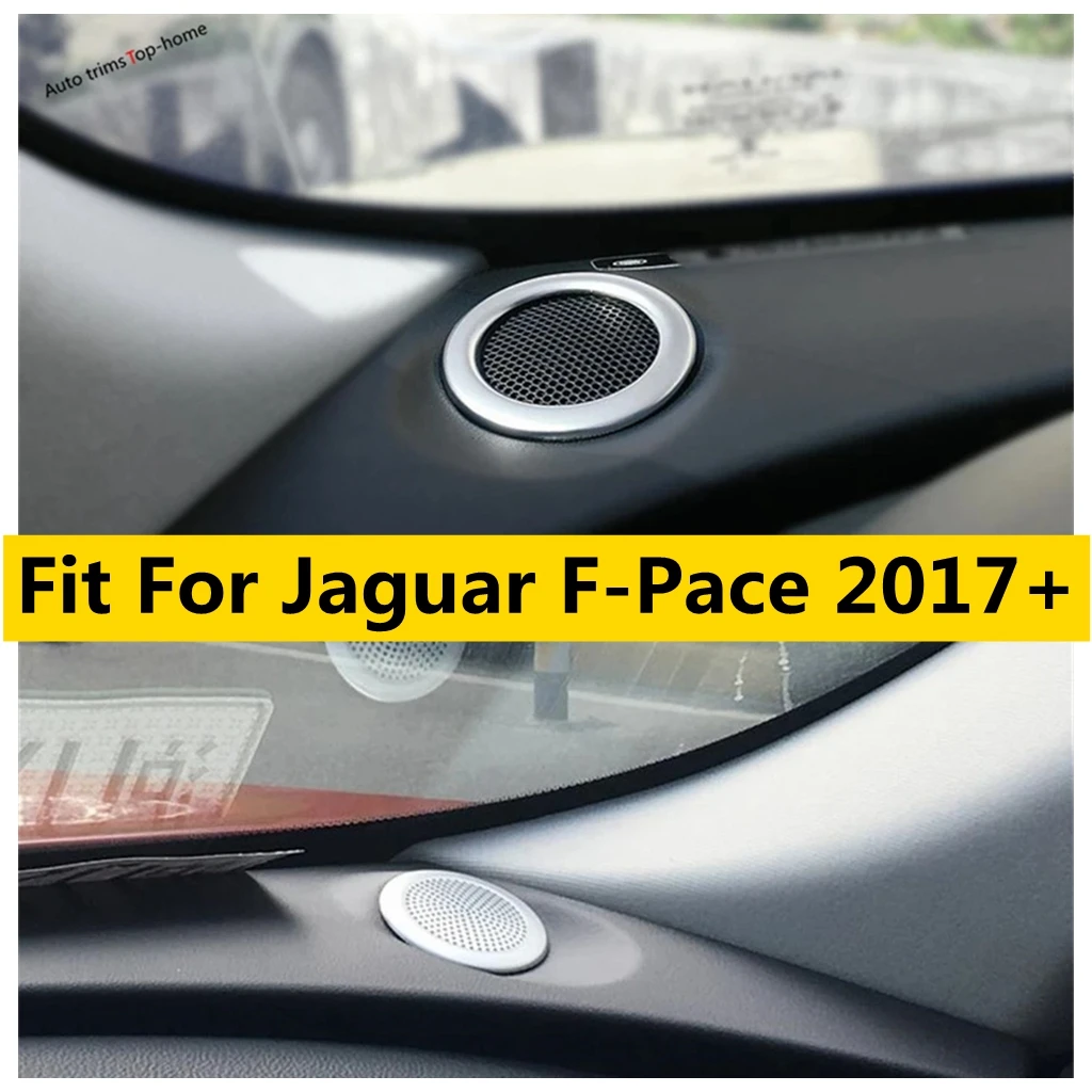 

Dashboard Front Stereo Speaker Audio Net Tweeter Mesh Cover Trim Kit Accessories Fit For Jaguar F-Pace 2017 - 2024 Car Styling