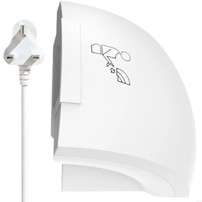 

Automatic Small Hand Dryer 220V Powerful Drying Tool Space Saving ABS Texture Commercial Air Wipers for Drying Hand Use N58D