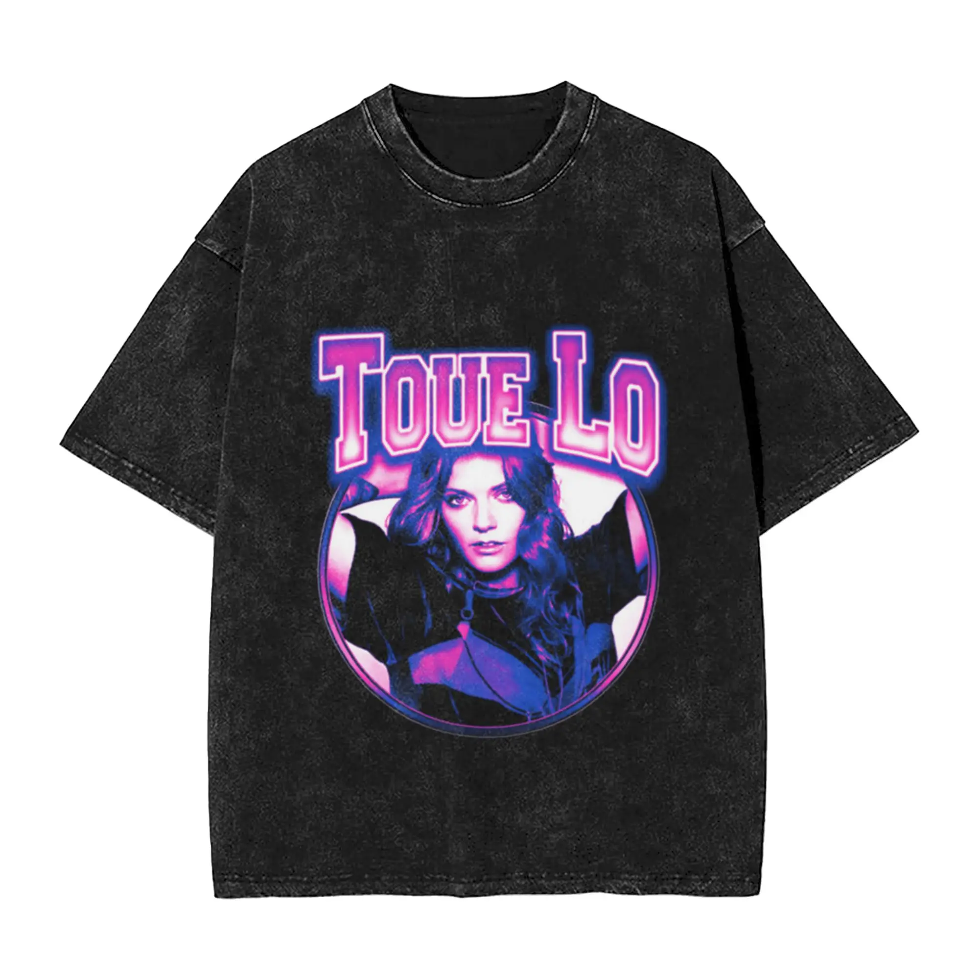 Vintage Style Experimental Hip Hop Singer Classic Chic A Vintage Oversized Cotton Unisex T-Shirts