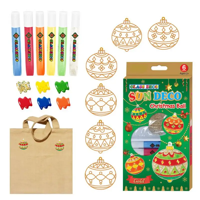 Sun Catcher Kits For Kids Paint Your Own DIY Sun Catchers Create Your Own Window Art Suction Cups DIY Car & Mirror Arts Crafts