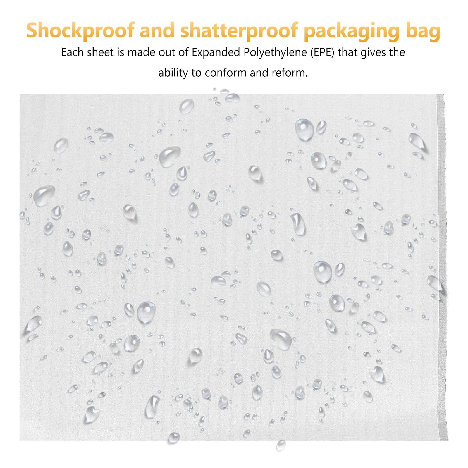 100 pcs Bags Shockproof Wraps Storage Packing Moving Supplies Reusable Pouches Storage Packing Packaging Material