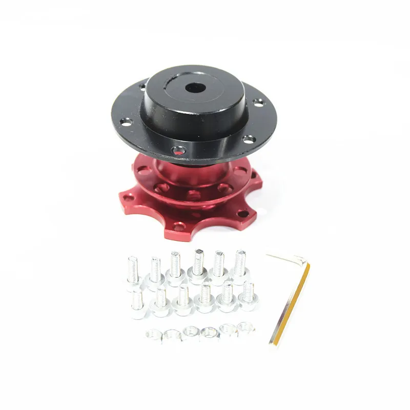 For Universal Car Aluminum Alloy Steering Wheel Quick Release Adapter Racing Competition Splitter Car Interior Accessories