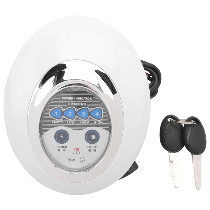 

QB-3 In1 светодиодная фара для электрического велосипеда, скутера, передняя фара, звуковой сигнал, приборная панель, звуковой сигнал, приборная фара