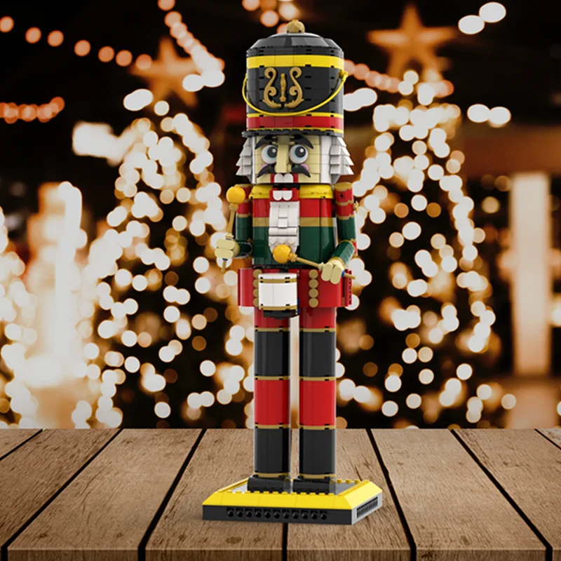 

834pcs Moc The Christmas Nutcracker Dolls Model Building Blocks Creativity Assembly Bricks Toys Kids DIY Christmas Gifts