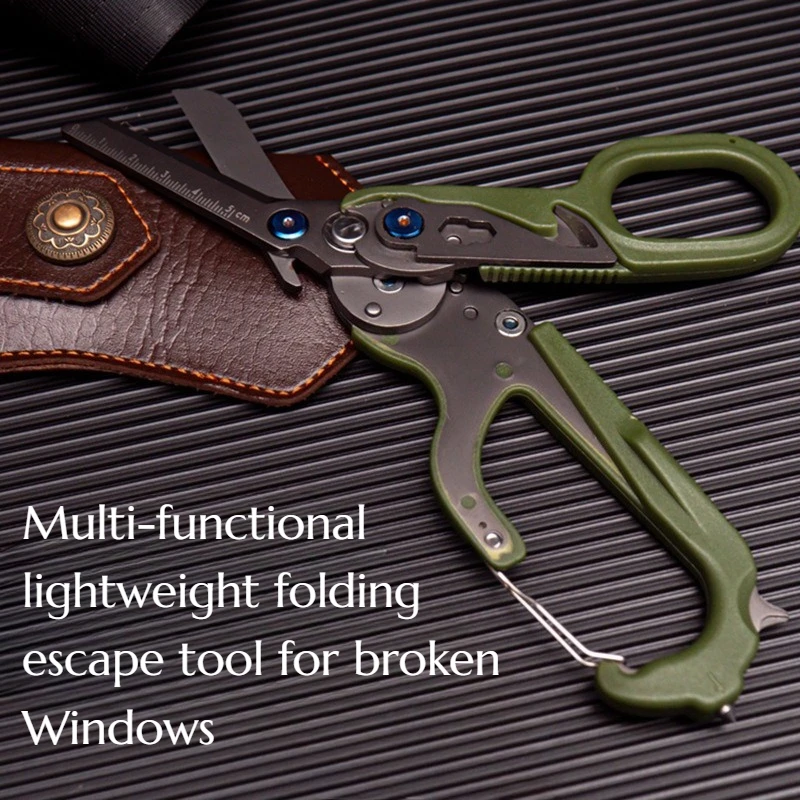 

New Outdoor Wilderness Survival Emergency Equipment - Vehicle-mounted Wrench Multi-functional Lightweight Folding Tool