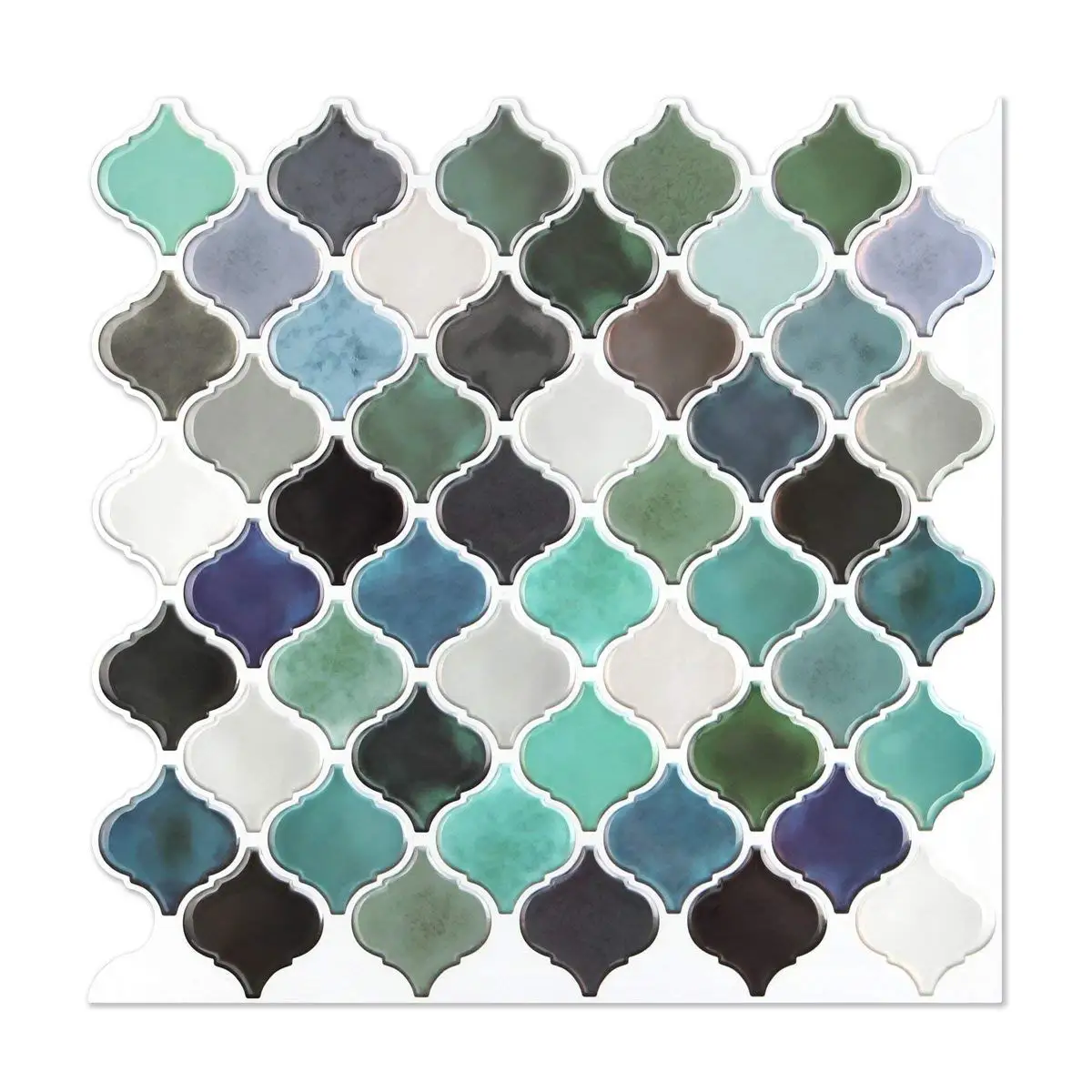 10pcs Vinyl Wallpapper Premium 3d Self Adhesive Wall Tile Stickers Easy to install Kitchen Bathroom Backsplash Viny Wallpaper