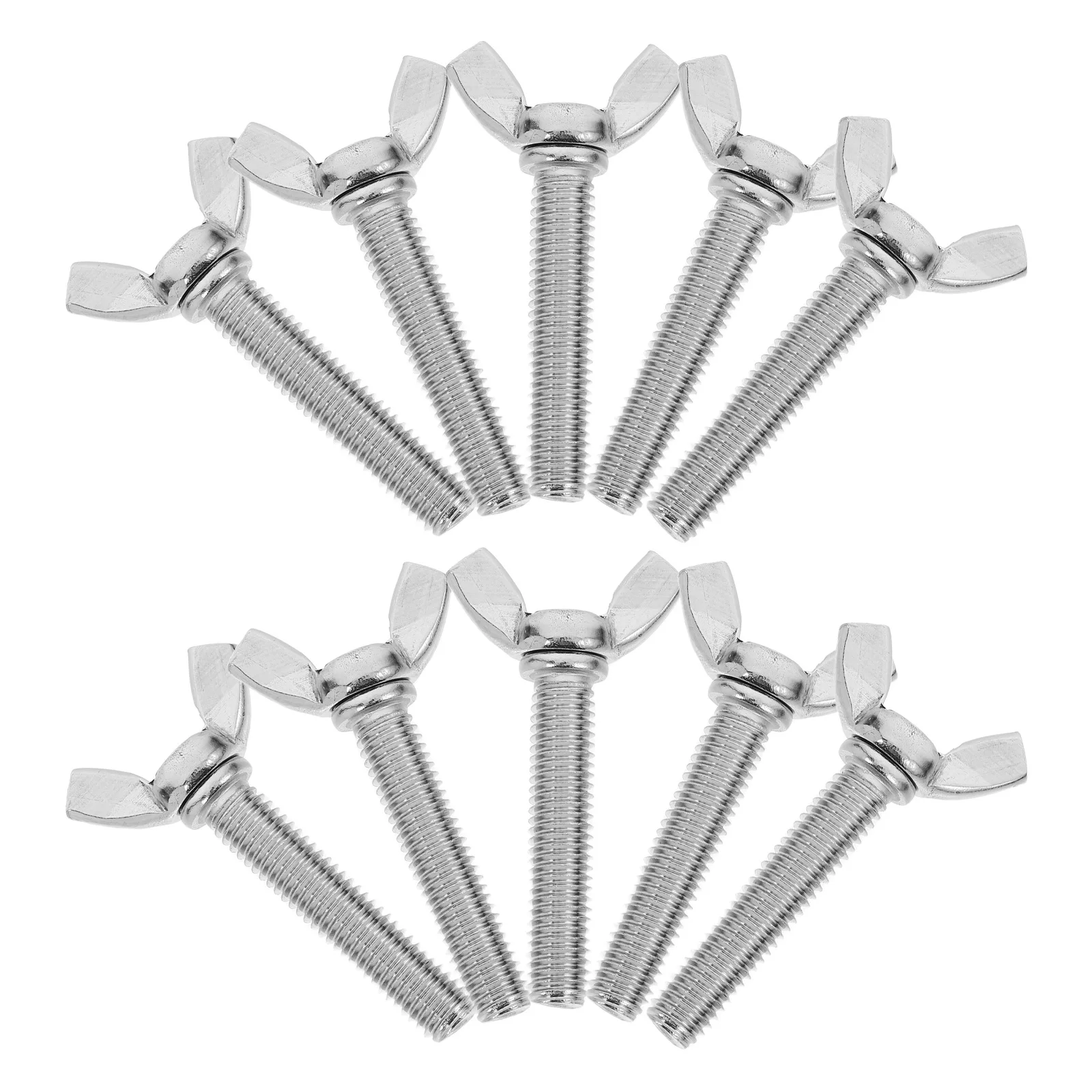 

10 Pcs Screw Butterfly Thumb Hand Screws Home Hardware Bolts Replacement Twist by