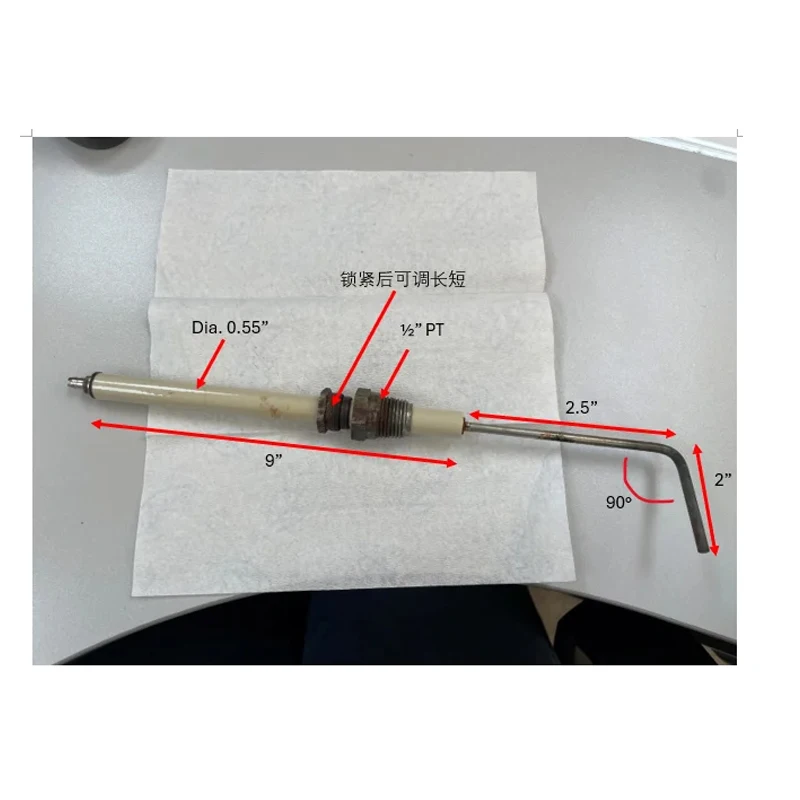 

индивидуальный размер электрода, как показано на фотографию