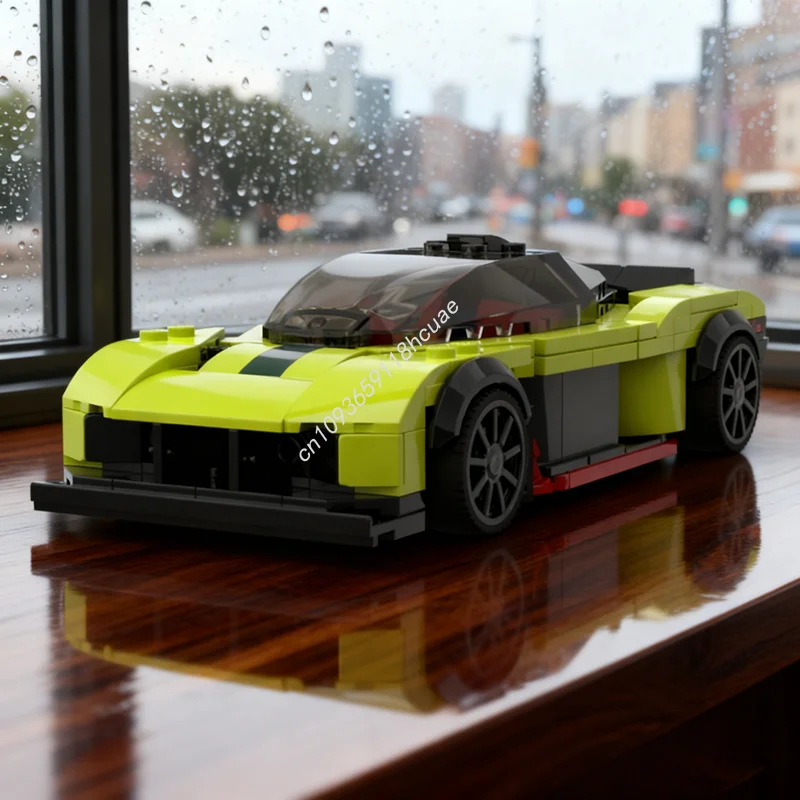 

572 шт. MOC City Champions Aston Martin Valkyrie, двойная упаковка, модель строительных блоков, архитектура, креативная игрушка, идея рождественских подарков