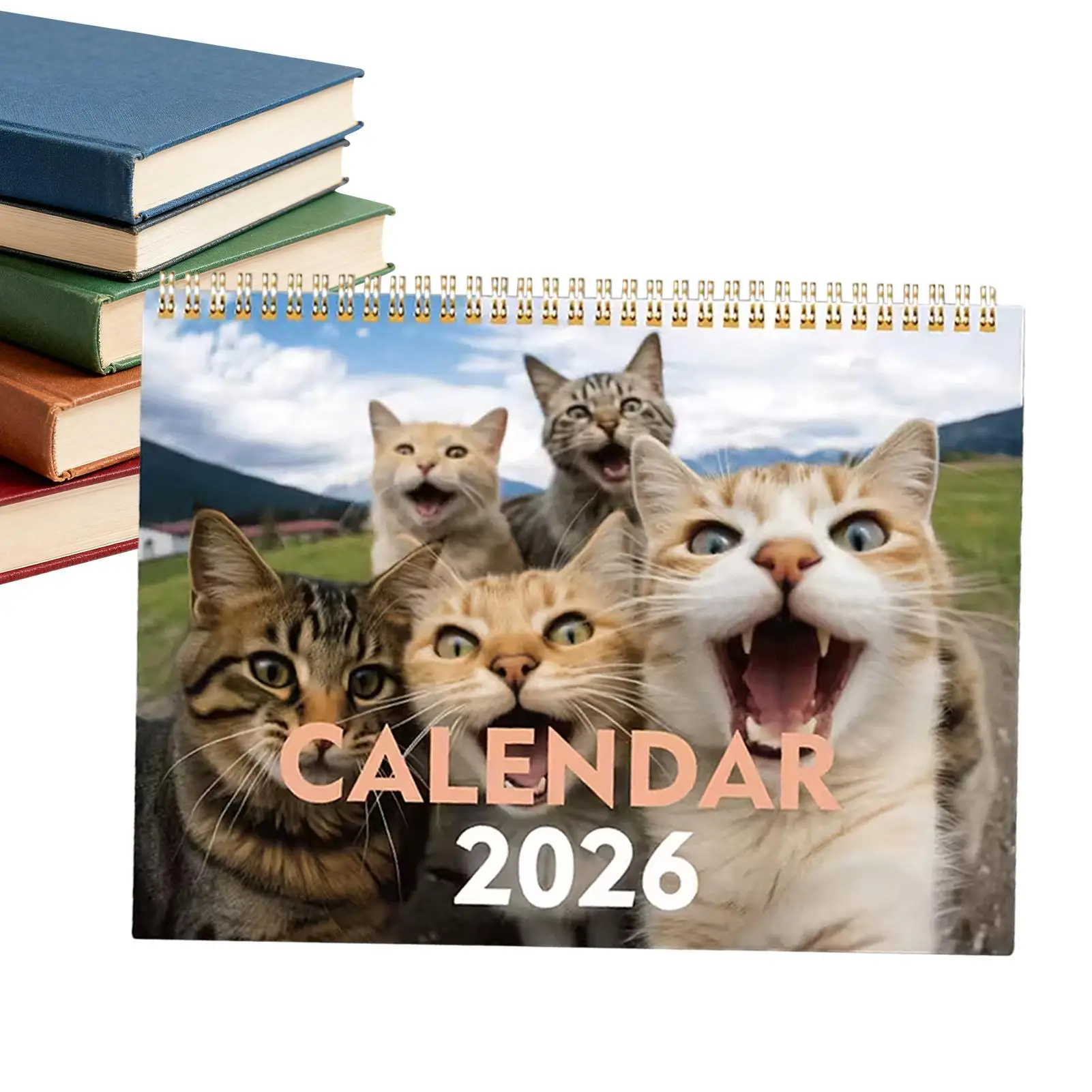 

Cat Calendar 2026 12-Month Planning Tool Animal Monthly Calendar For Home Living Room Bedroom Study School Classroom Office