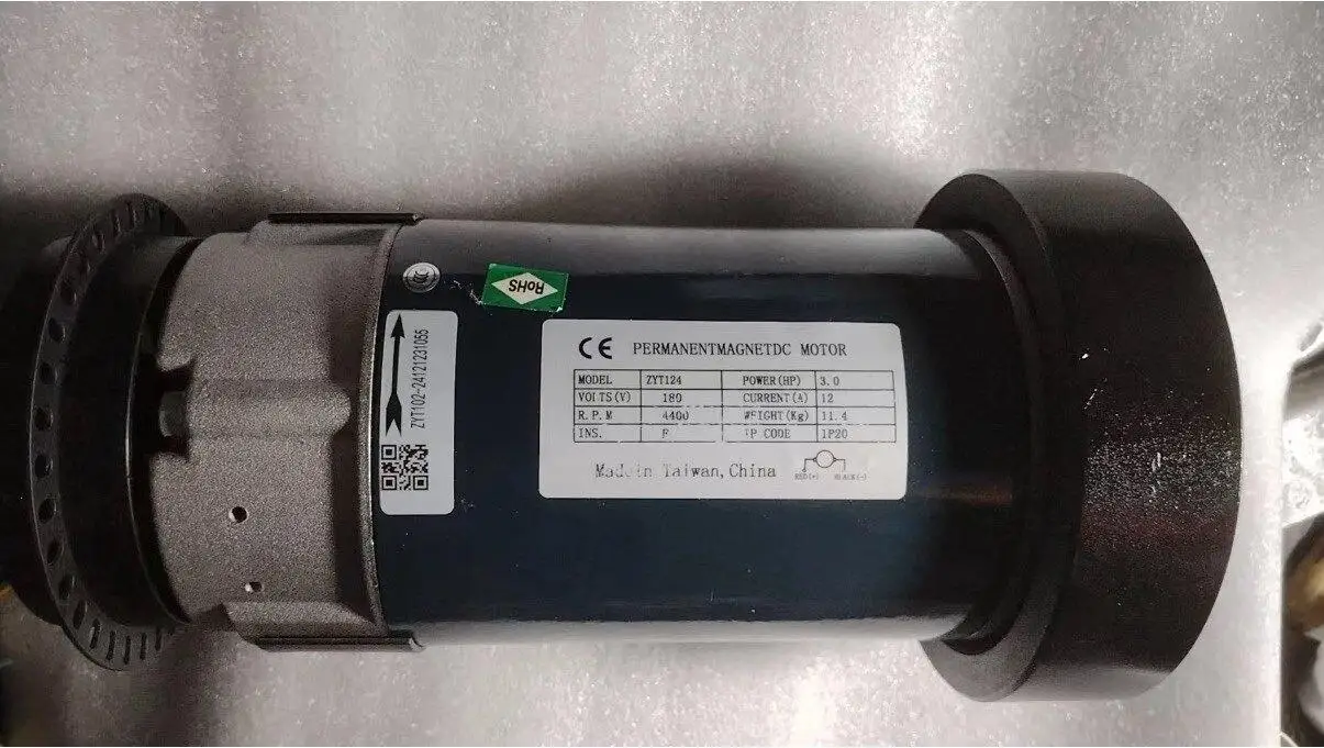 

Двигатель постоянного тока для беговой дорожки ZYT124 3.0HP180V DC 4400RPM 12A