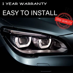 Headlights For BMW F01 F02 2009-2014 Car автомобильные товары 12V H7 LED DRL Xenon Lens HID 740i 730i 735i Tools Car Accessories