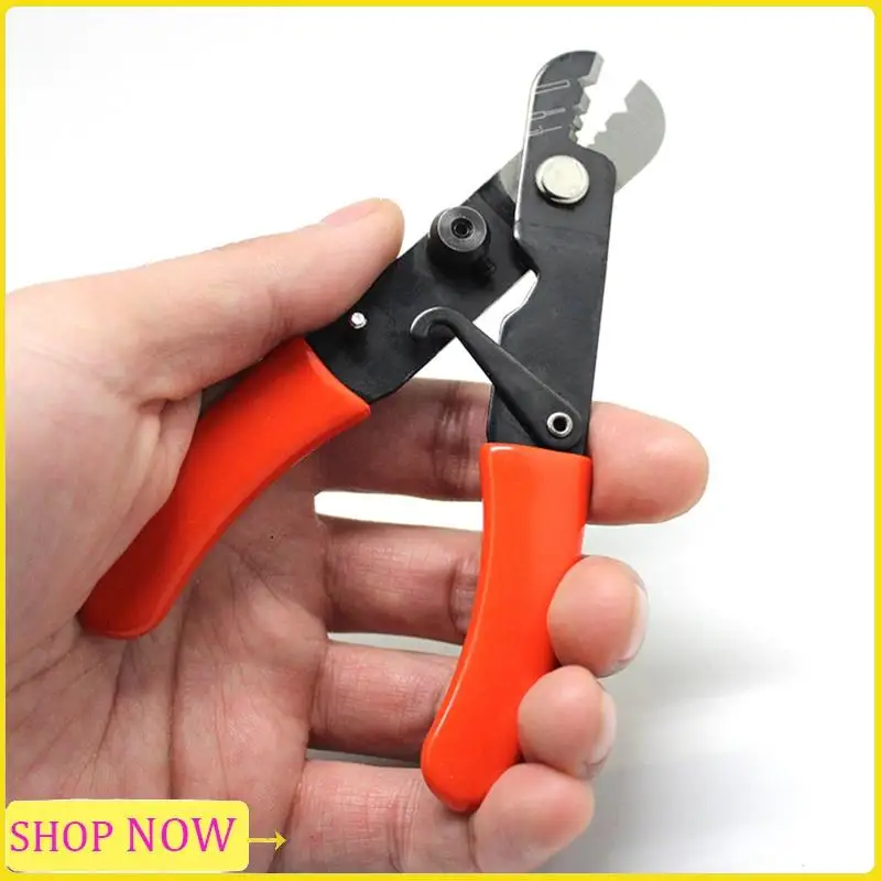 Three-Stage Optical Fiber Stripping Pliers 3-Hole Multifunctional 3-In-1 Network Optical Fiber Tool Durable Easy To Use