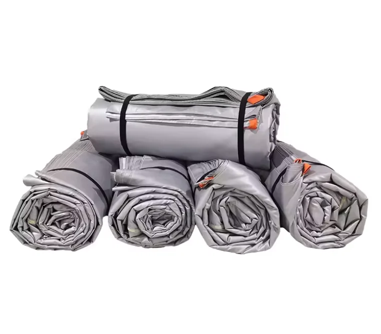 Car Fire Blanket 6*8M 19.8*26 Ft EV Fire blanket Fiberglass Lithium Battery Fire Blanket For EV Car