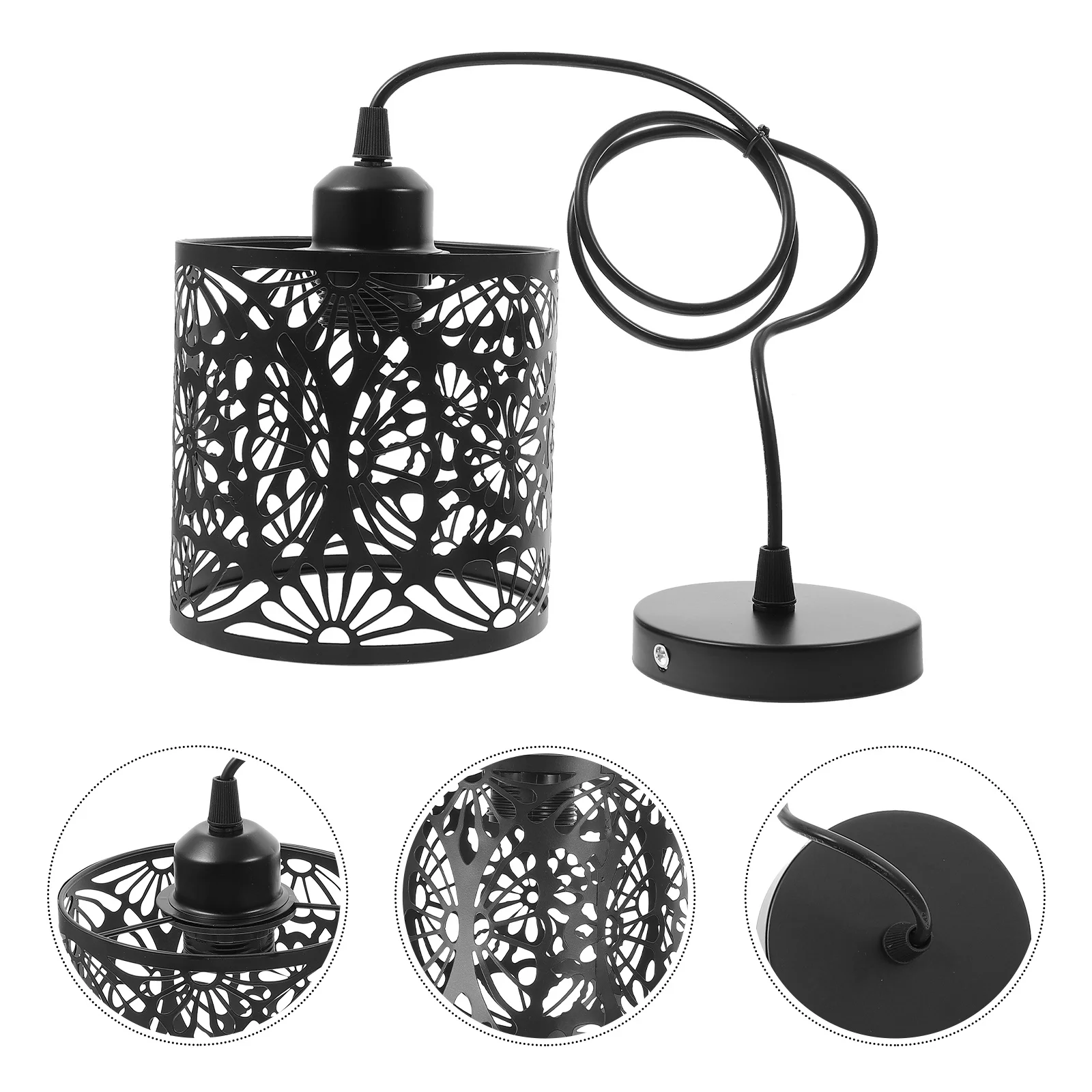 

Single Head Ceiling Lamp Modern Nordic Vintage Iron Art Pendant Light for Bedroom Living Room Hotel Cafe Decor Metal Ceiling