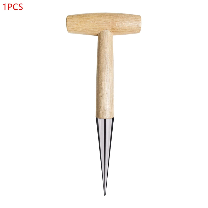 28CM Home Gardening Wooden Planting Seeds And Bulbs Tools Hand Digger Seedling Remover Seed Planter Tool