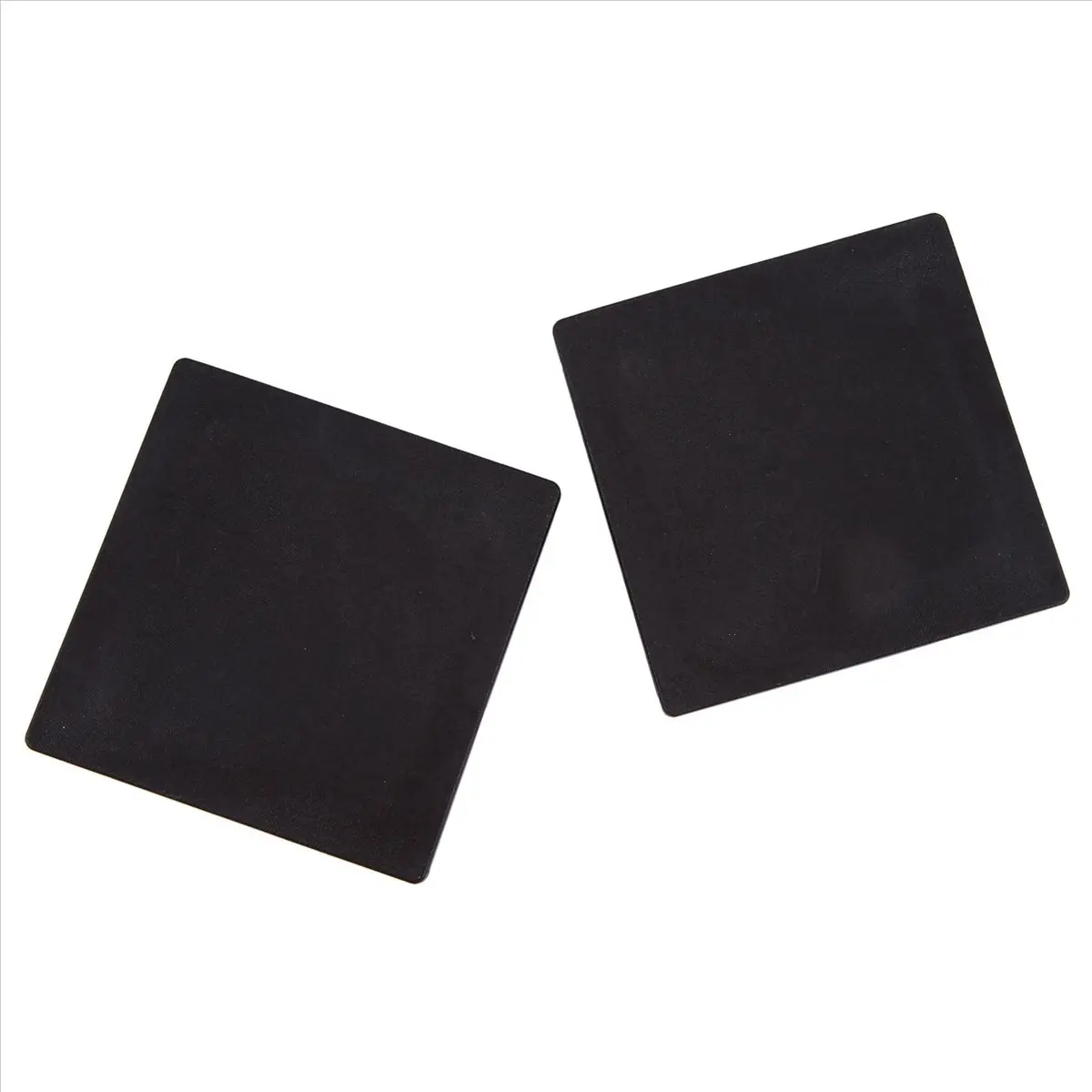 A06K 100mm X 100mm Plastic Ribbed Square End Caps Cover Tube Inserts 20 Pcs