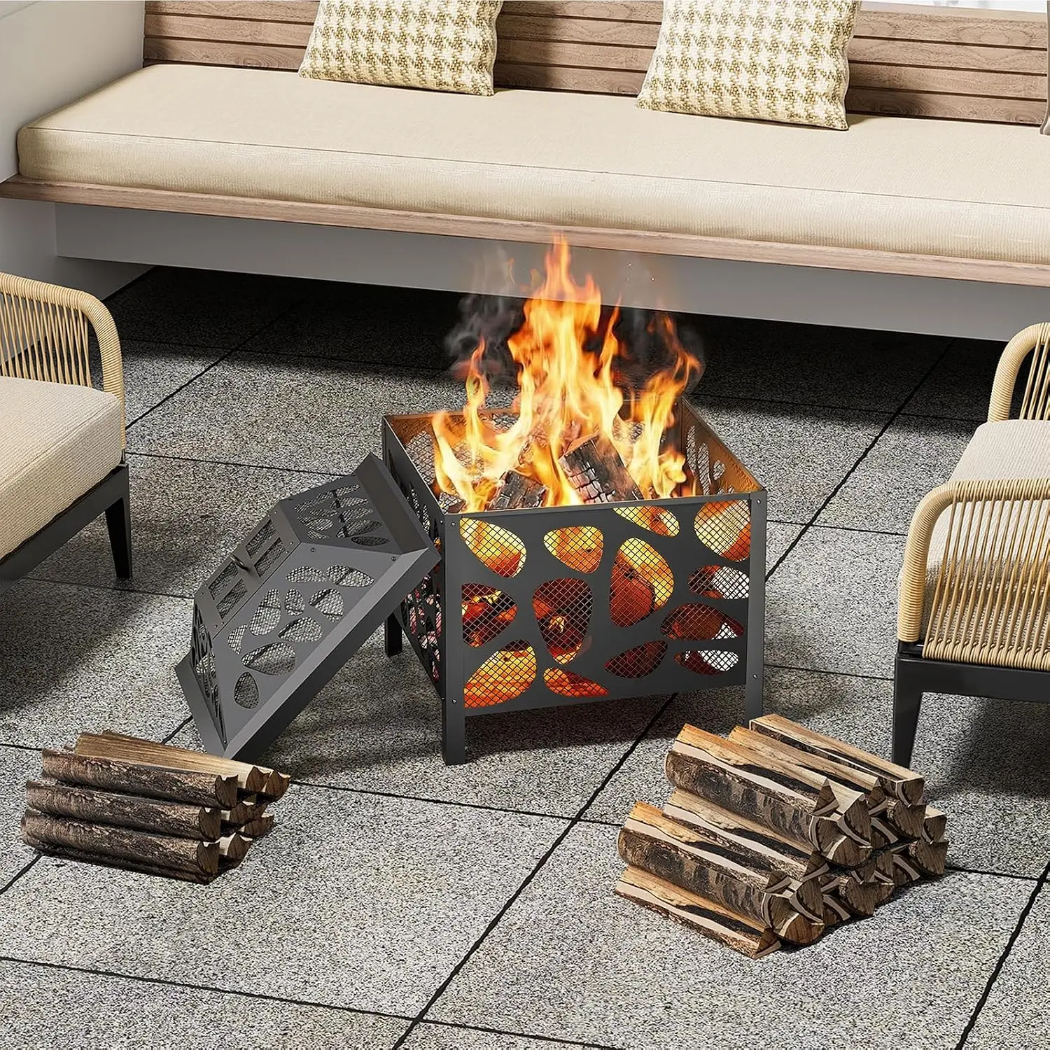 Маленькая уличная печь для кос – обзор и цена Fire Pit Bowl