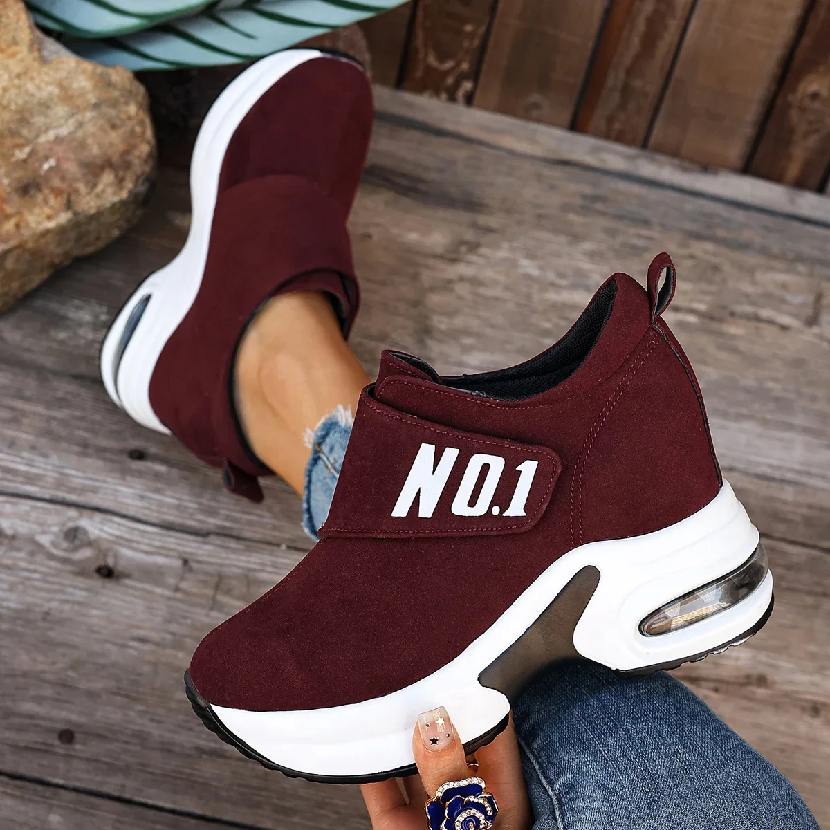 

Women Casual Ankle Boots Walking Anti-slip Comfortable Outdoor Boots Platform Vulcanized Shoes Women 2025 New Zapatos De Mujer