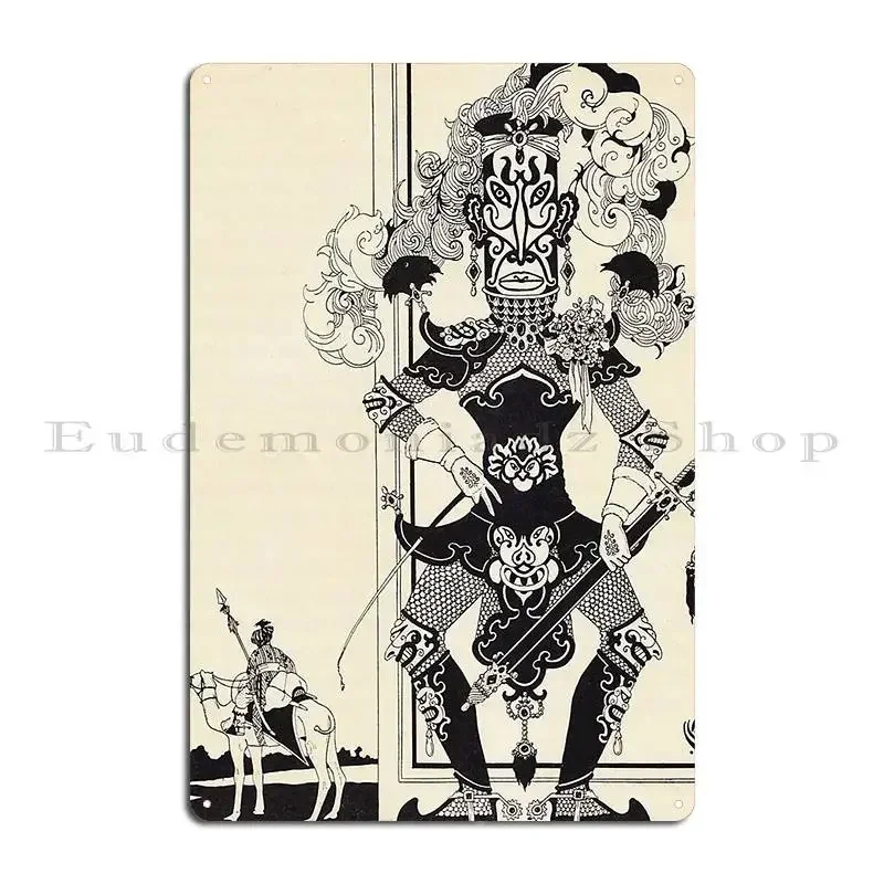 Emir In Armour Metal Plaque Club Decoration Pub Retro Designing Tin Sign Poster