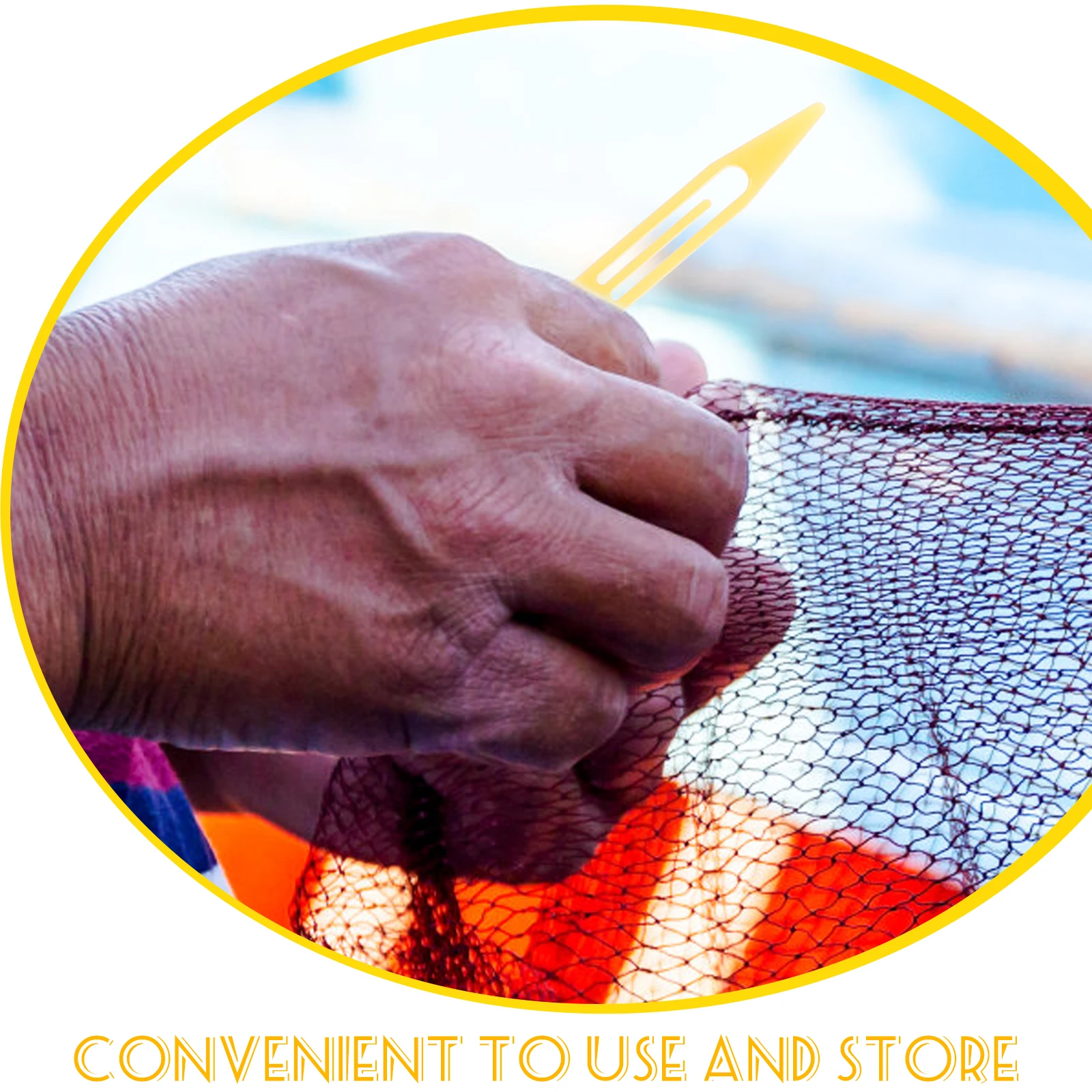 

20pcs Fishing Net Shuttles Repair Tools Netting Mending Needles Plastic Knitting Tool for Fishing Enthusiasts Net Mending