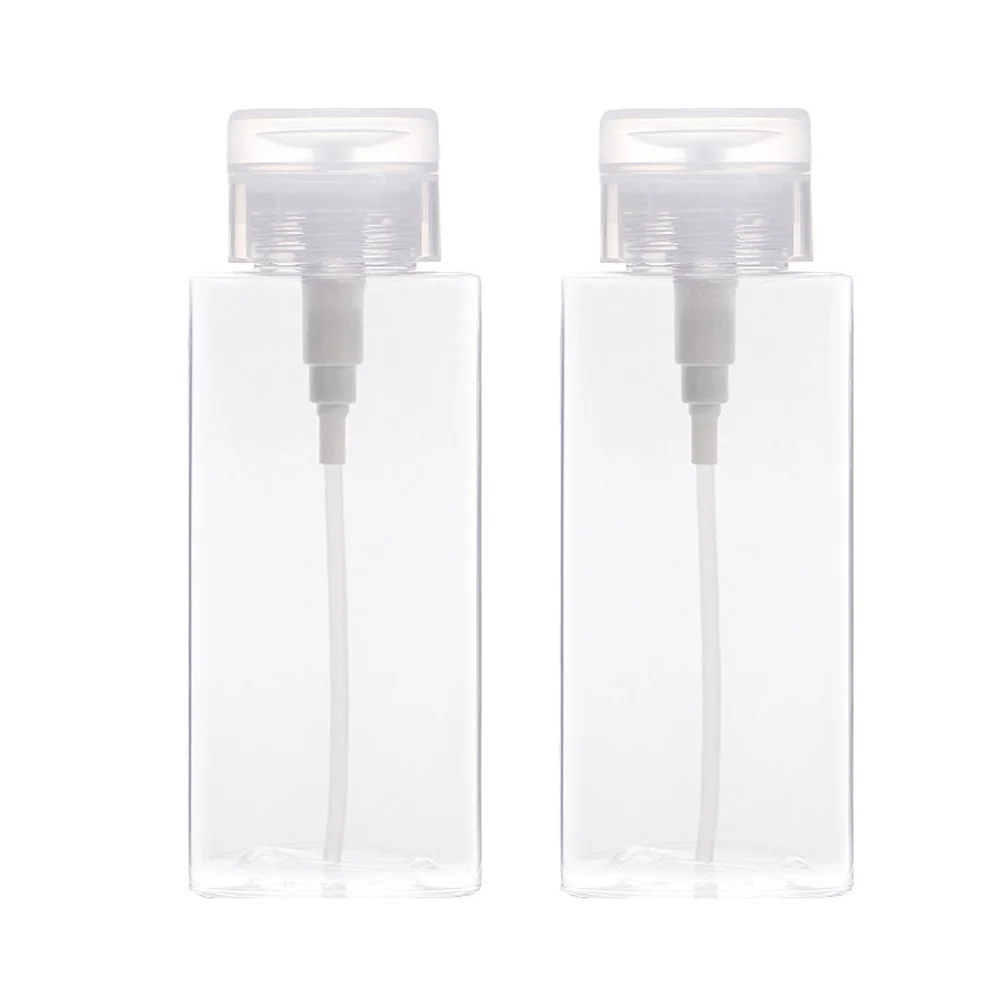 2 قطعة 300 مللي زجاجة تونر للوجه قابلة لإعادة الاستخدام حاوية تعبئة فرعية بلاستيكية للسفر زجاجة محلول محمولة فارغة قابلة لإعادة الملء