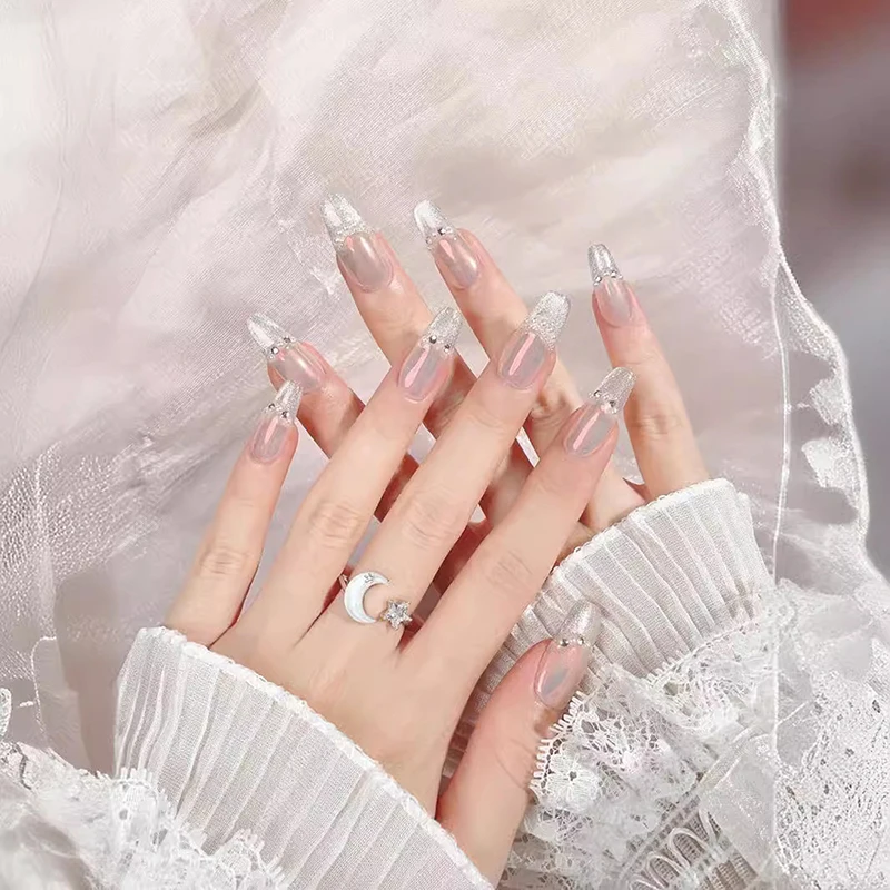 Faux Manches avec Perles et Diamants pour Décoration d'Ongles, Breloques d'Exposition, Photo, Objet de Manucure, Photographie, Marijuana, Accessoires