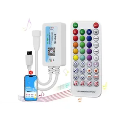 SP611E Phantom Bluetooth Music Controller fuochi d'artificio Light Strip LED Controller Mobile APP Smart Dimmer