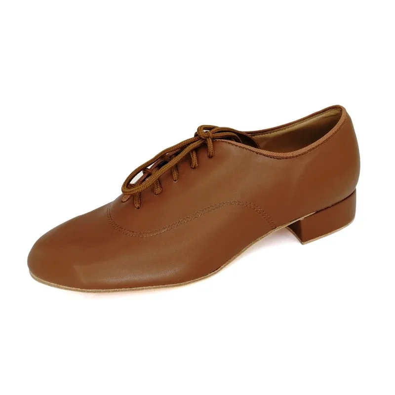 Chaussures de danse en cuir à semelle souple pour hommes, leurre Venus personnalisé, blanc, salle de Rh, talon de 1 pouce