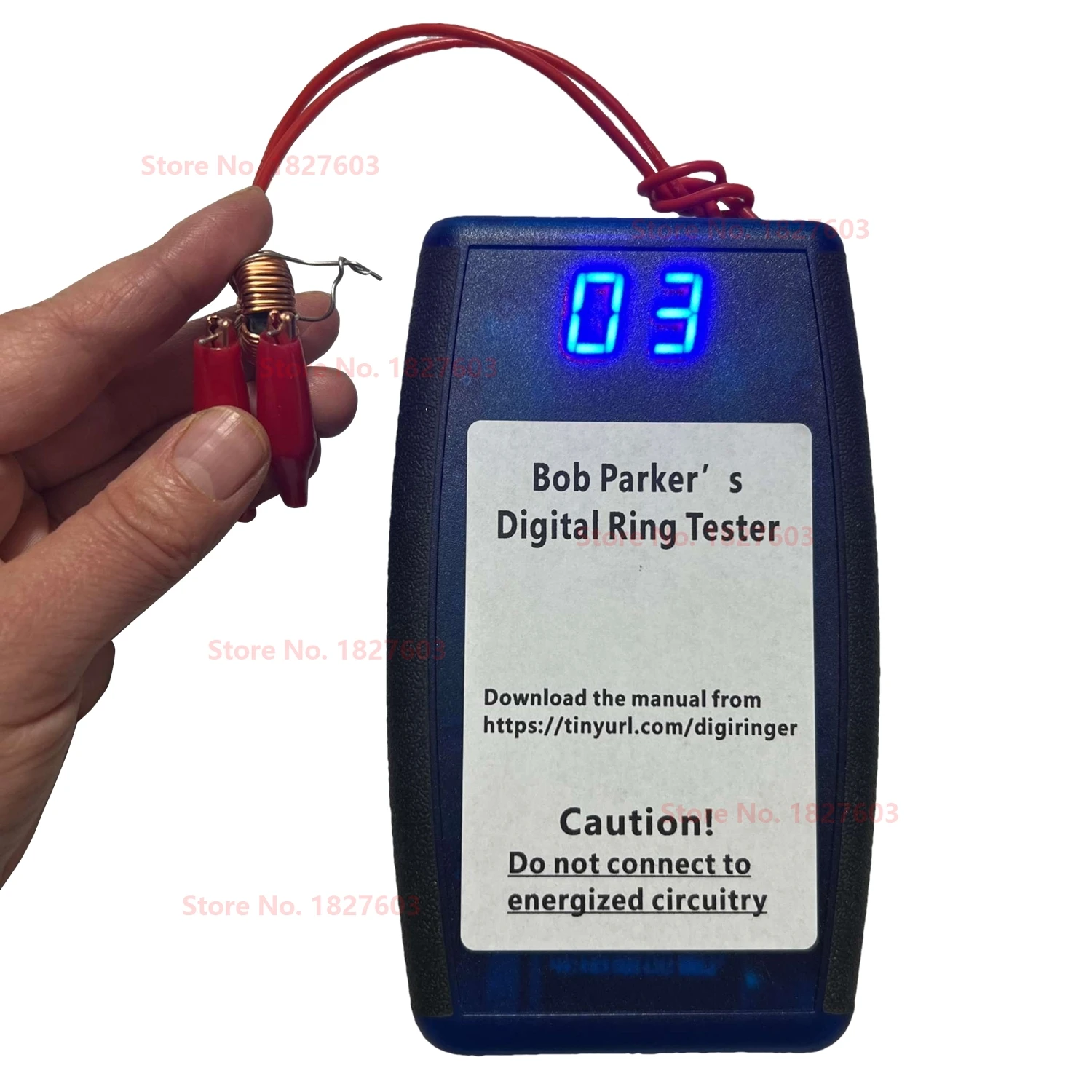 Probador de anillo de amplio rango básico de Bob para inductores y transformadores, Comparable a Blue RingTester, CMOS ICs