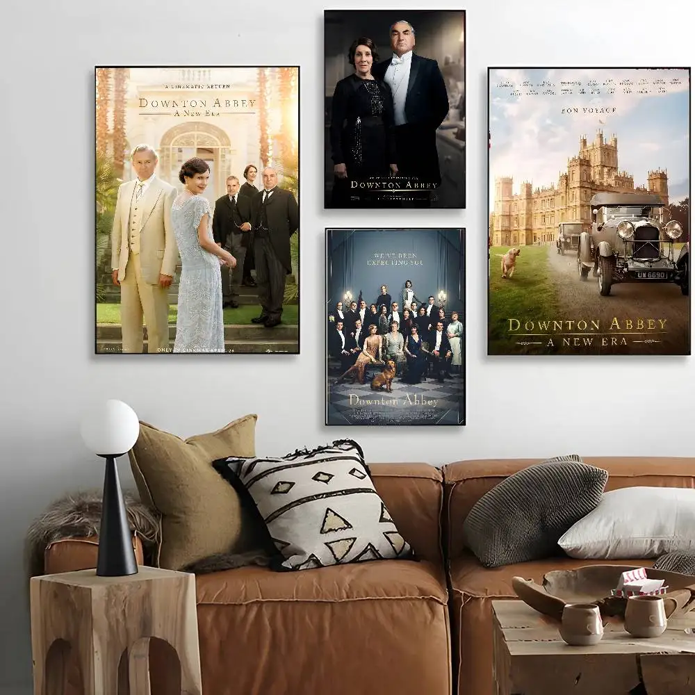 الدراما التاريخية التلفزيون D-Downton Abbey المشارك قماش اللوحة المشارك مع المطبوعات غرفة نوم المنزل غرفة المعيشة الديكور هدية