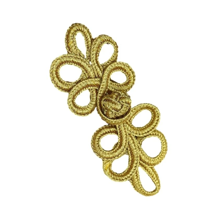 

652F Elegant Frog Button for Chinese Traditional Clothing Handcraft Accessories Stylish Frog Buttons Chinese Cheongsam