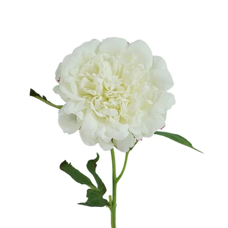 Artificial Fake Peony Flower Stem, Faux Bouquet European Silk Rose, Wedding Bridal Home Vase Floral, Arrangement Decor Ornament
