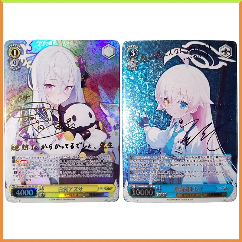 

Аниме Weiss Schwarz DIY ACG фольга штамповка игра коллекционные карты Shirasu Azusa Takanashi Hoshino игрушки для мальчиков подарки на день рождения