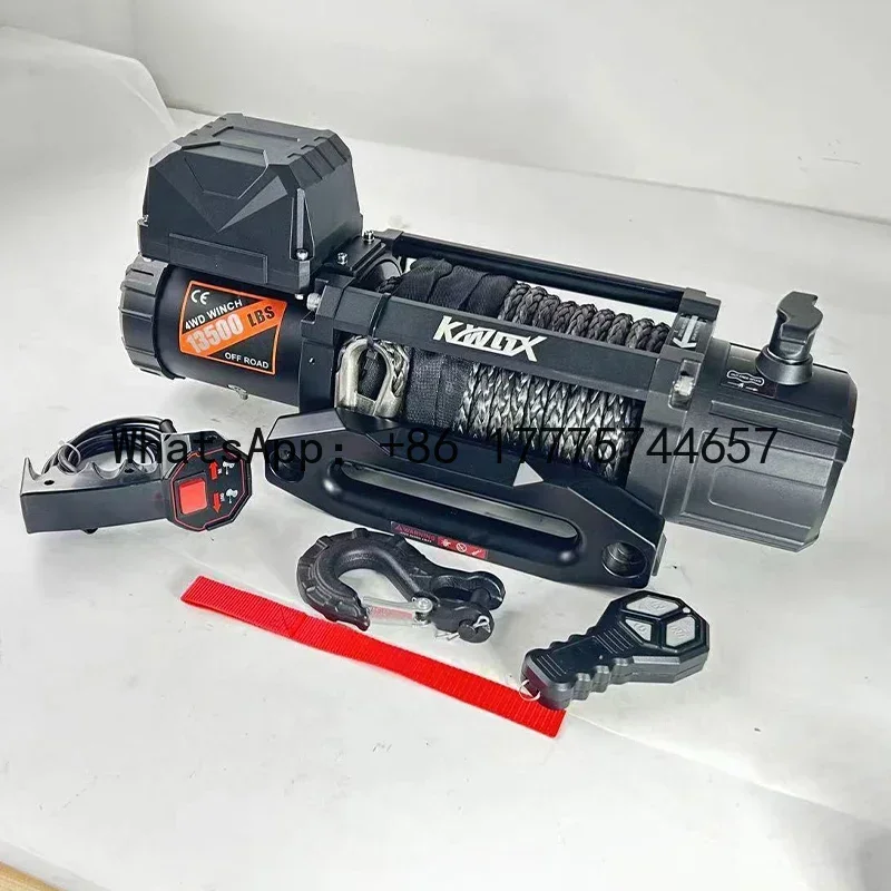 

4WD Electric Winch for Various Industries 4X4 Side by Side 4 Wheeler ATV UTV Rescue Recovery Emergency Tool Kit