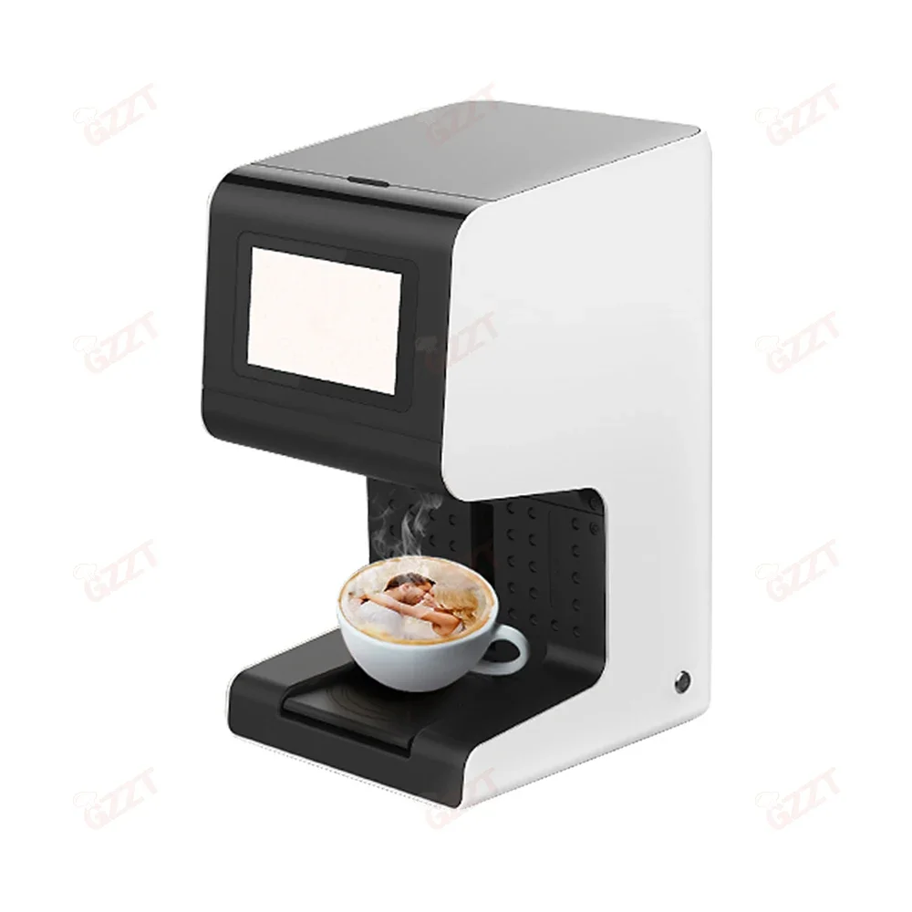 Luxury Commercial Edible Ink 3d Automatic Printing And Latte Machine Cafe Selfie Coffee Diy Printer For Cake Cookie Biscuit