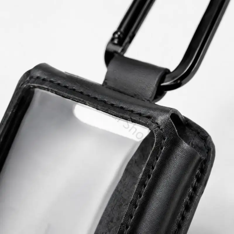 96BA MP3-Player-Hülle mit transparenter Vorderseite für Innioasis G 1/G3, mit Mikrofaser-PU-Körper, genähten Kanten und – Detail 8