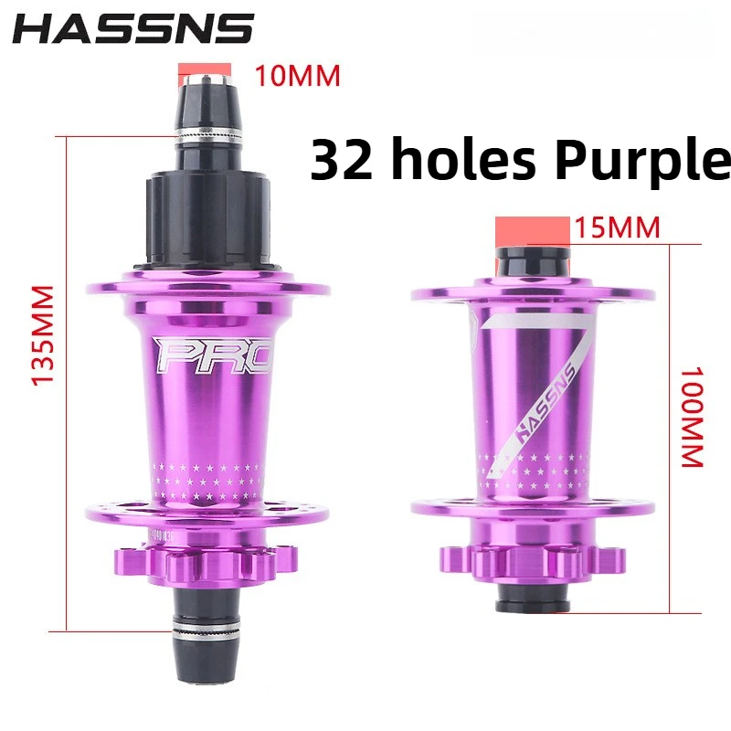 HASSNS Dirt Jump Hub Cube Pro 7 32 Holes Single Speed 10x135 Rear