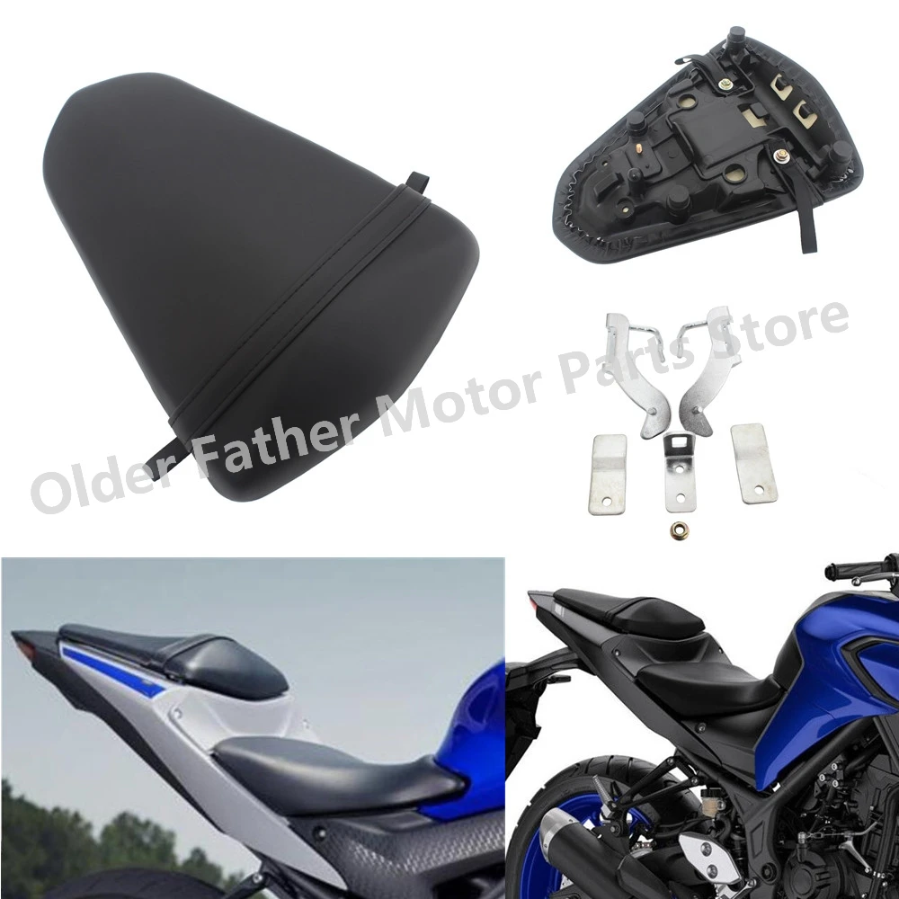 

Motorcycle Accessory Rear Pillion Passenger Seat Saddle Pad Cushion For Yamaha YZF R3 R25 MT-03 MT-25 MT 03 yzf r3 r25 2017-2020