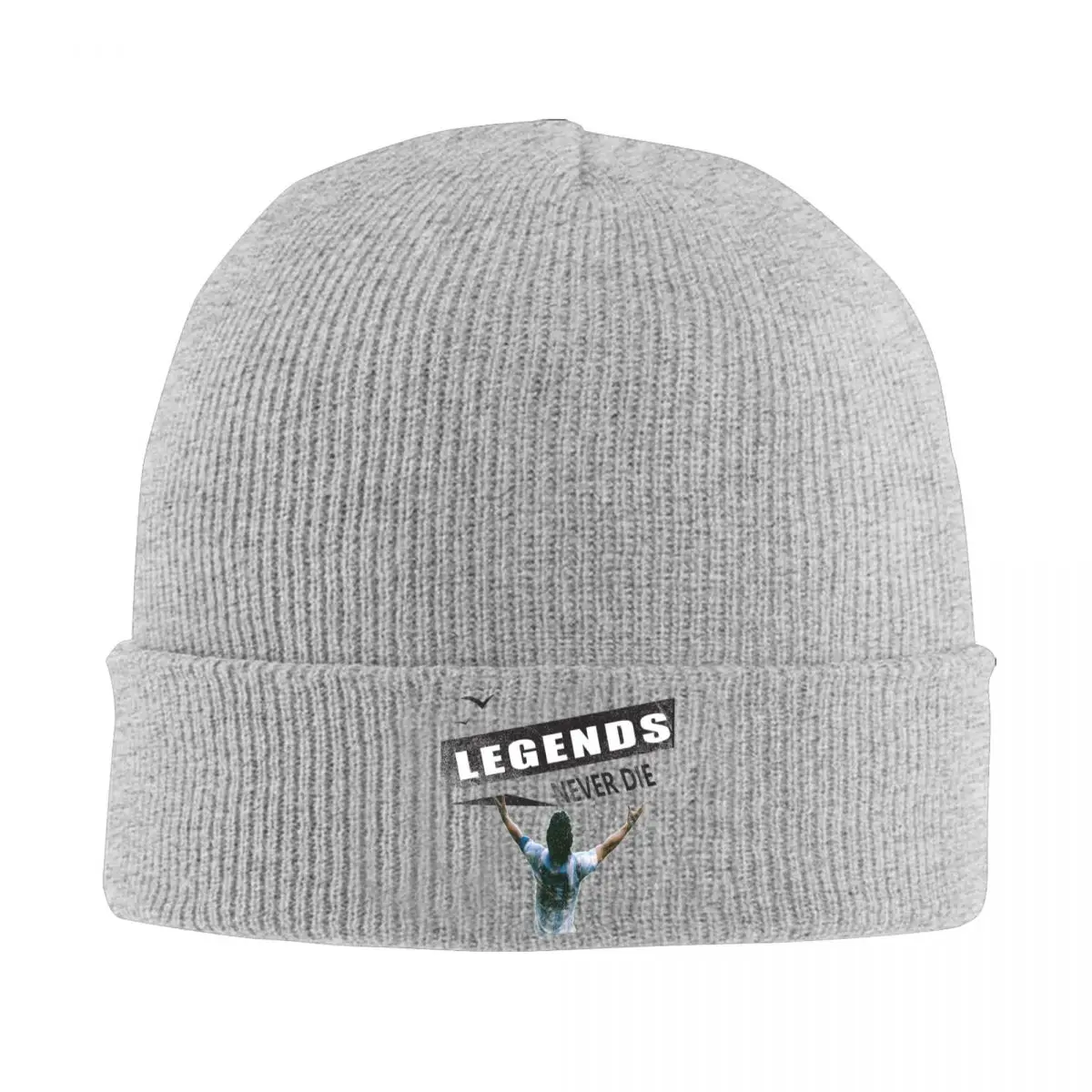 Argentina Football Legends Never Die. Rip Diego Knitted Hat for Women Men Beanie Winter Hat Warm Melon Cap