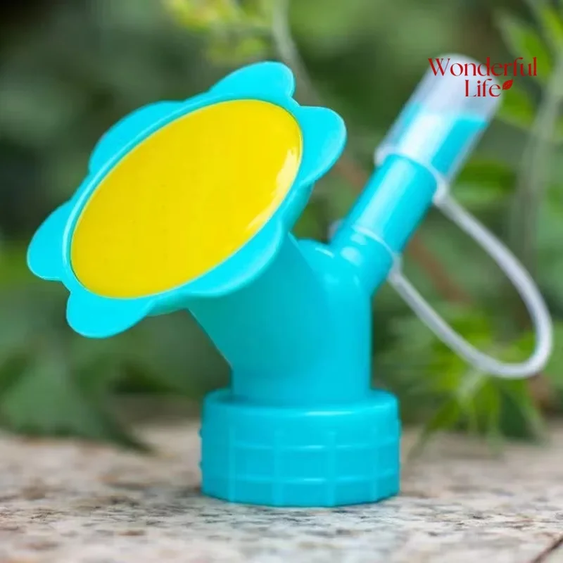 

2 In 1 Watering Nozzle Sun Flower Automatic Watering Waterer Gardening Beverage Bottle Succulent Irrigation BHL1324-FRO