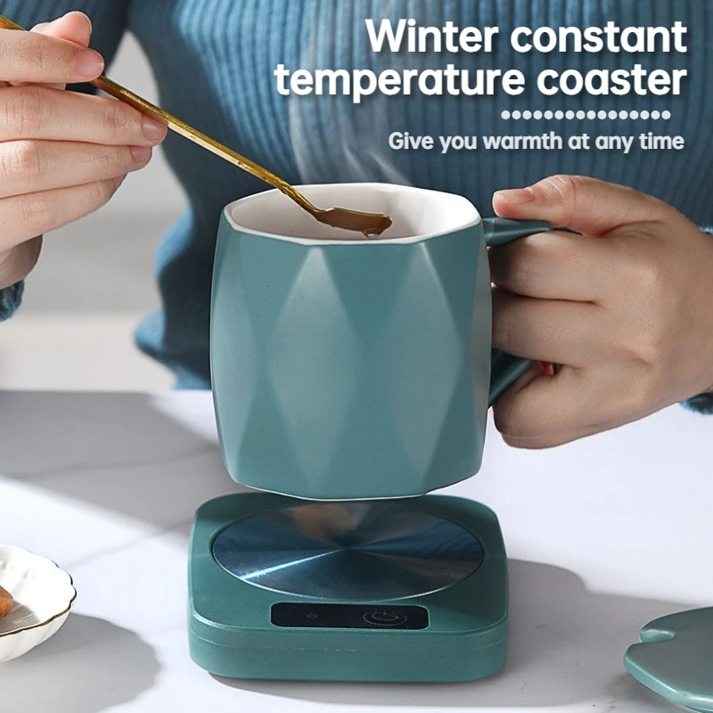 

Многофункциональный портативный 55 ° Подставка с постоянной температурой, домашняя интеллектуальная подогреватель молока, зимняя подставка для подогрева и подогрева