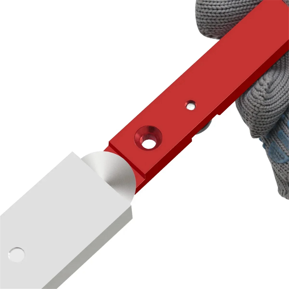 A17Z Houtbewerking T-Track Slider Beperkbare verstekbalk Rail Slider Tafelzaagmeter Staaf Houtbewerking T-Track Slider Rood