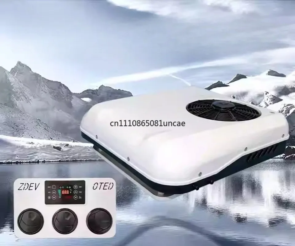 Hot Sale 12V/24V DC Rooftop Electric Parking Air Conditioner - Fast Cooling AC System for Truck, Car & Van