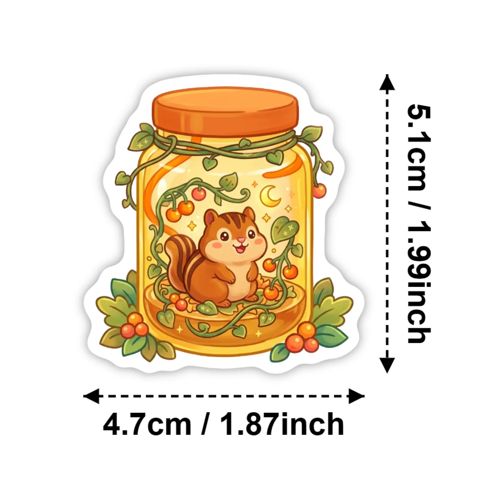 50/100 Stück Flaschen-Tier-Cartoon-Aufkleber DIY Handy Schreibwaren Skateboard Wasserdichte Dekorationsaufkleber – Detail 3