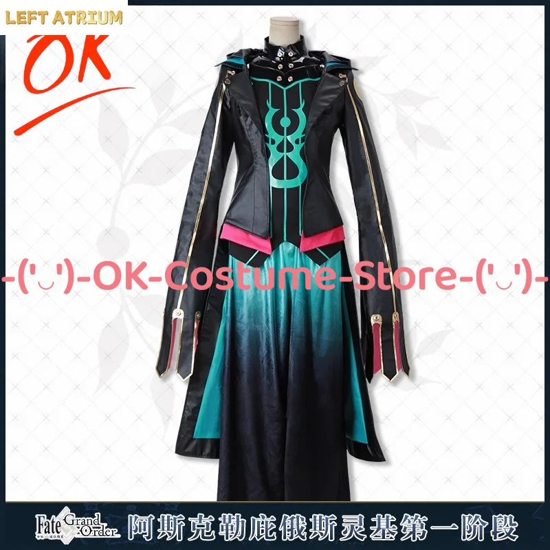 

[Customized Size] Fate Grand Order Asclepius Cosplay Costume First Ascension Game Character Outfit Carnival Party Uniform Suit