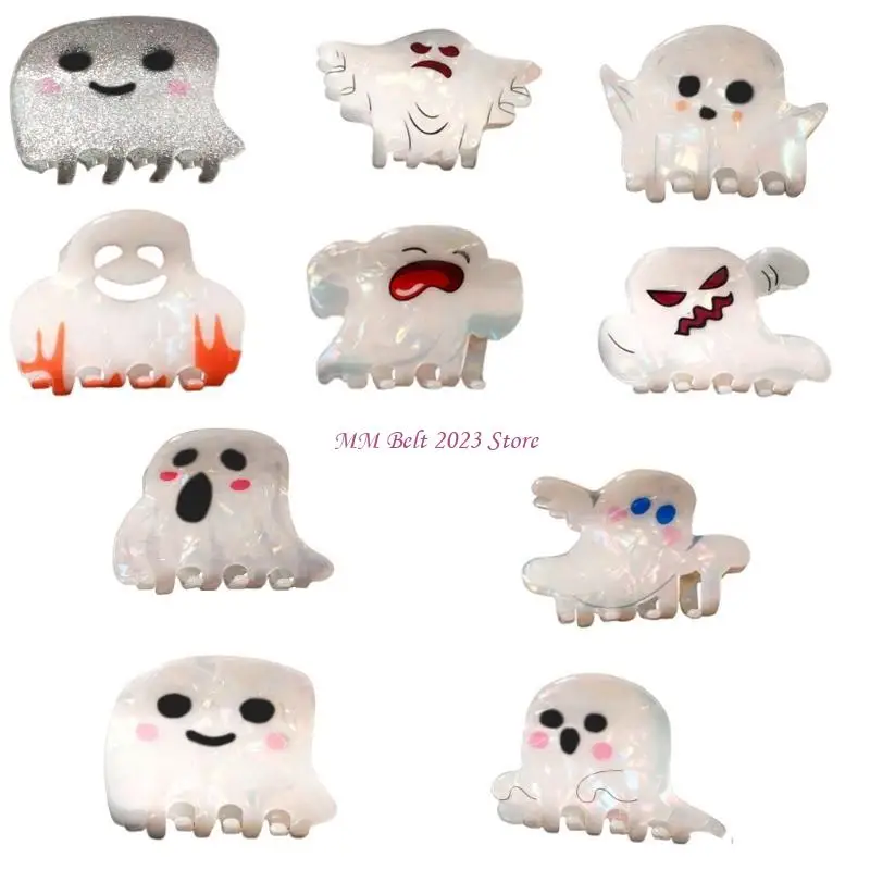 

49ME Festival Props Hair Claw Jaw Clip Girls Halloween Theme Cartoon Hair Claw Clip